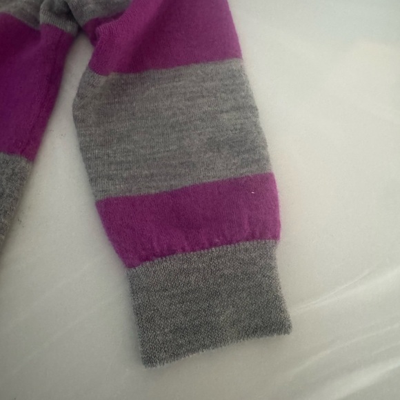 J. Crew Purple Striped Sweater XSmall - Picture 6 of 7